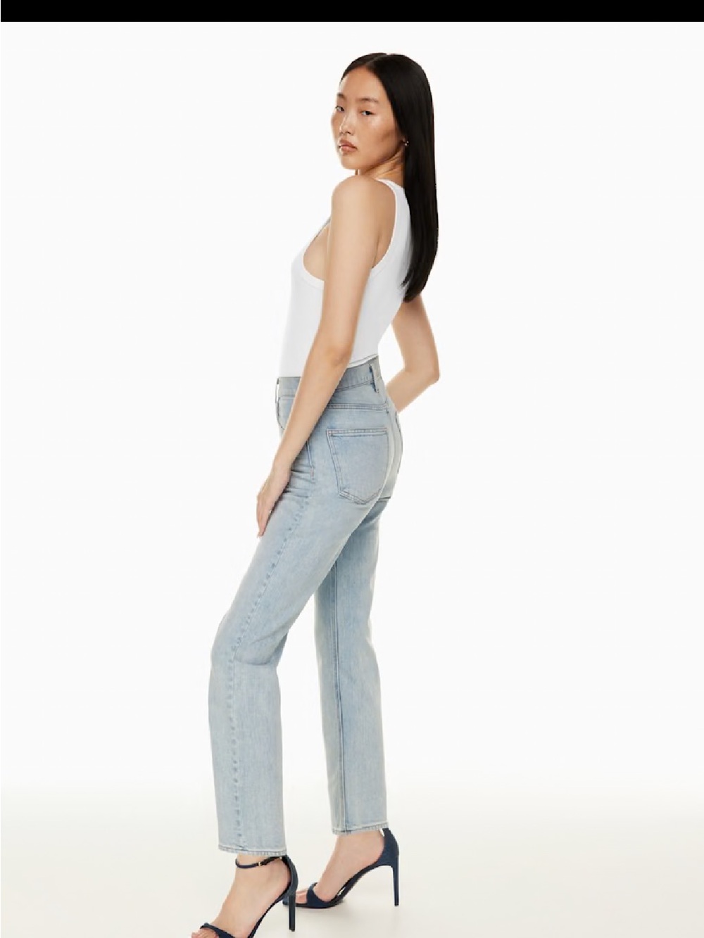Denim Forum Arlo High Ruse Straight 28L Women's Jeans - Picture 4 of 8